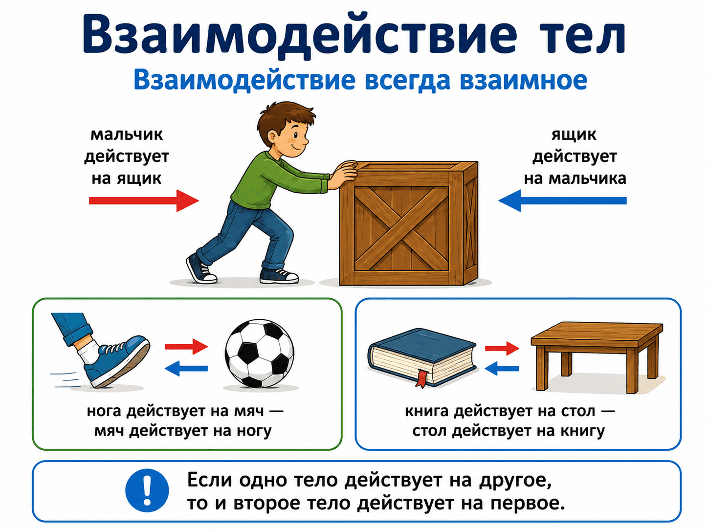 Деформация тел при взаимодействии